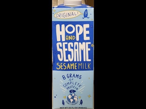 The Planting Hope Co Hope and Sesame Original Sesame Milk Review