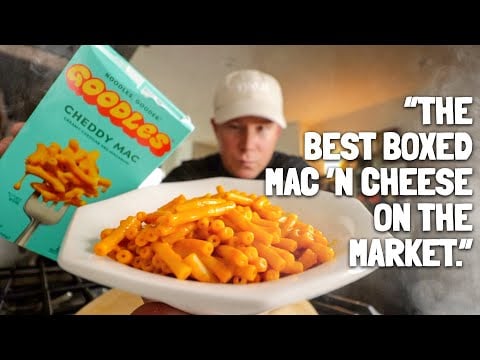 My first time eating Goodles boxed Macaroni and Cheese