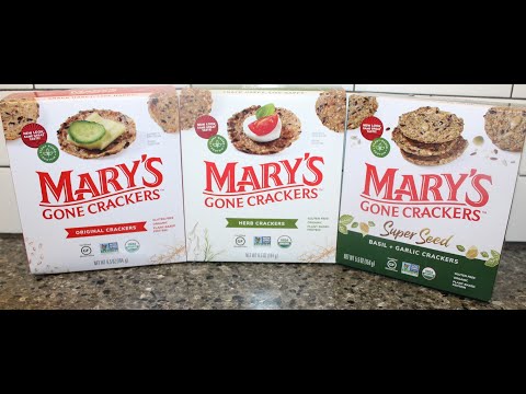 Mary’s Gone Crackers: Original, Herb and Basil + Garlic Review